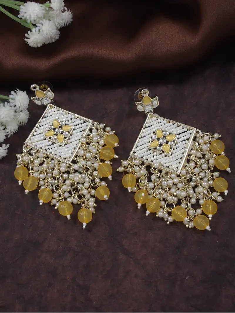 Indibelle cream woven cotton kurtas-and-kurtis