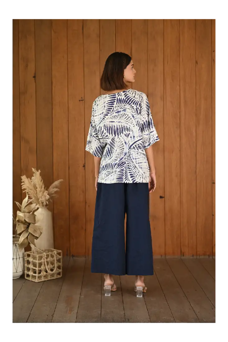 Indibelle turquoise woven viscose rayon kurtas-and-kurtis