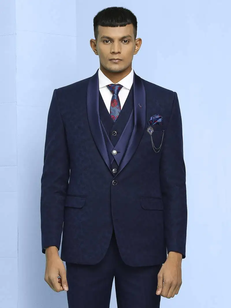 Off-white hand embroidery art silk straight cut kurta & pants set