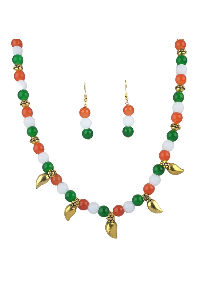 Beige printed cotton saree with blouse