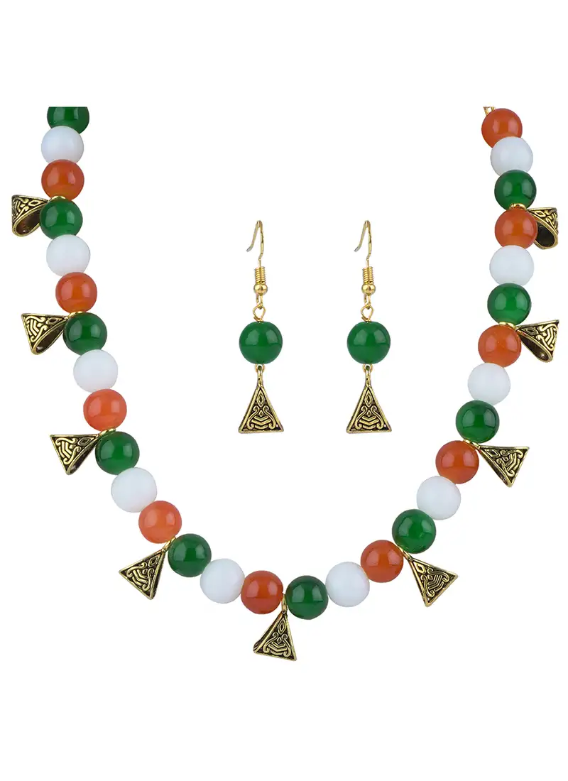 Red printed cotton saree with blouse