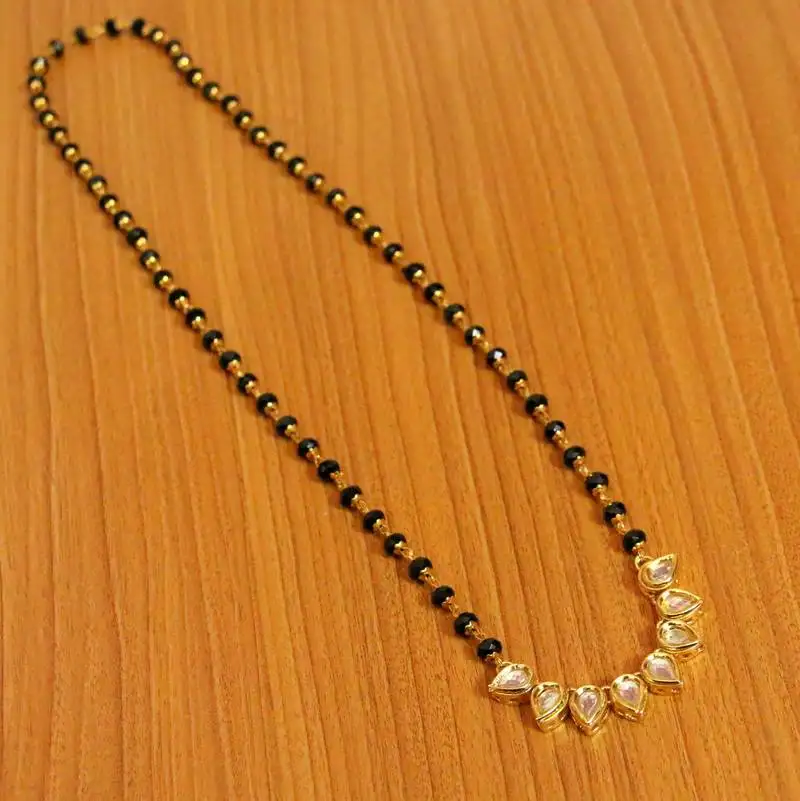 Black onyx mangalsutra
