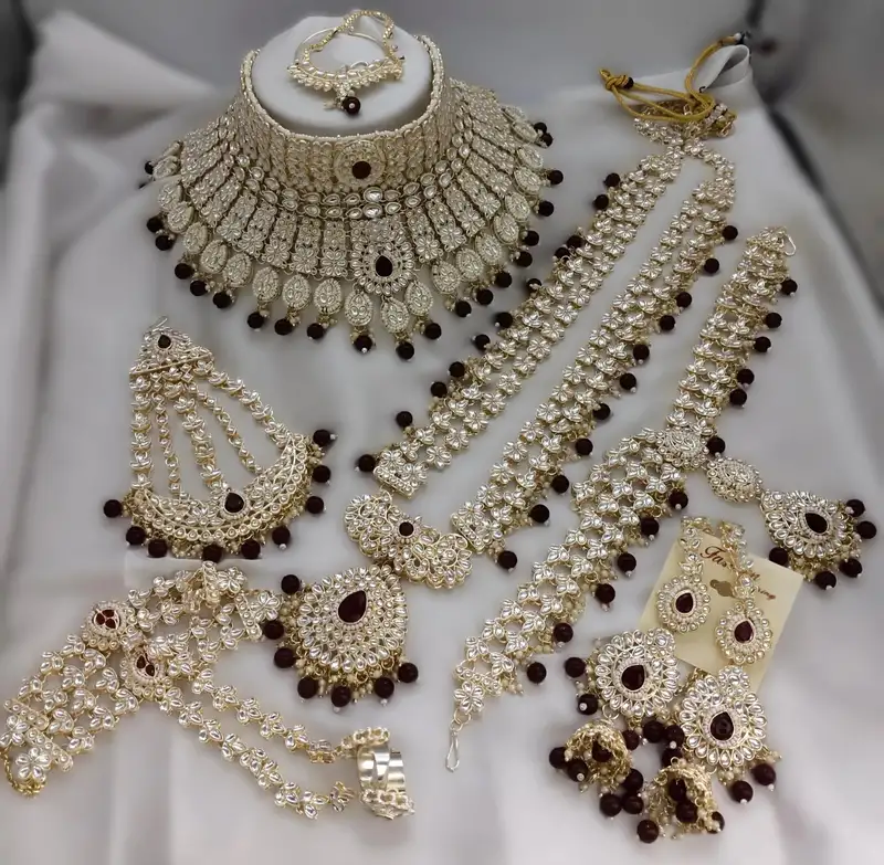 Blue onyx necklace-sets