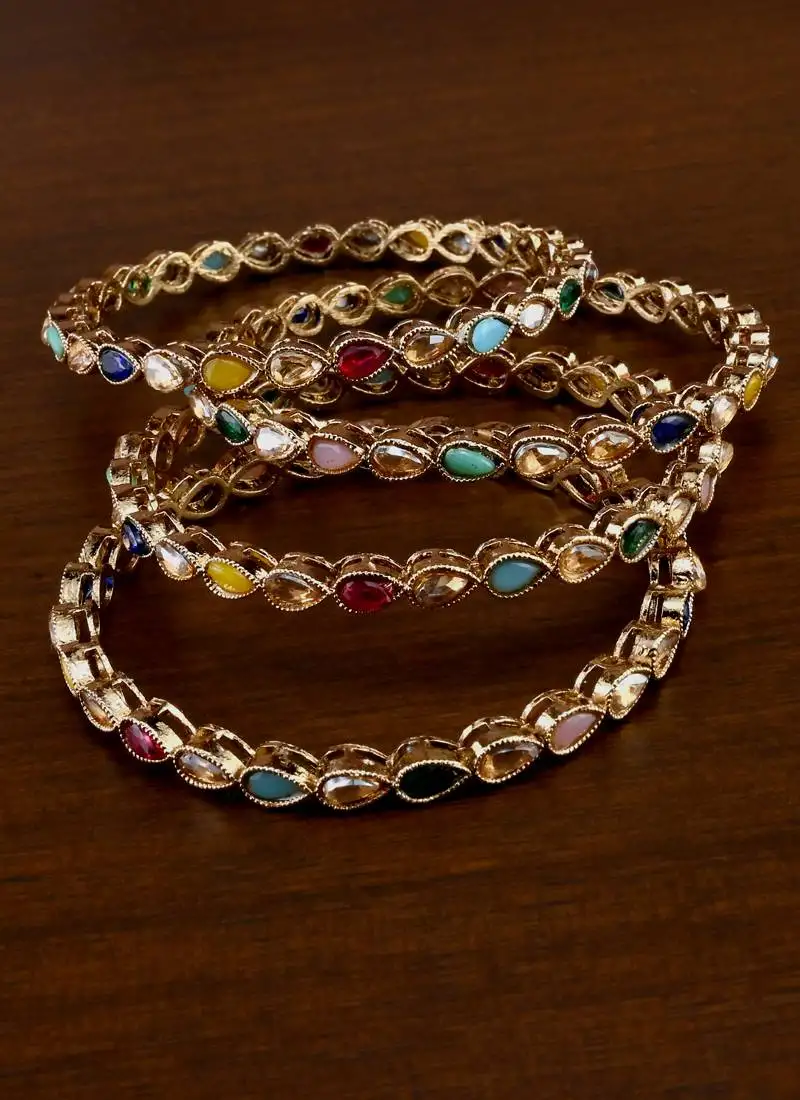 Antique look stone bangles bd701