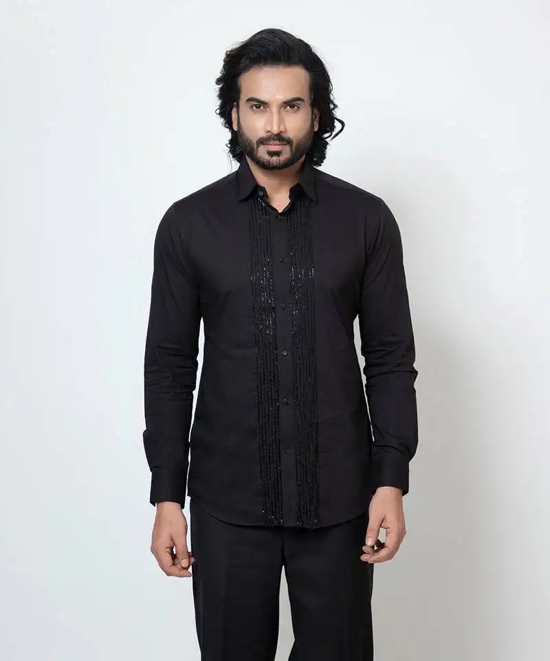 Black cotton shirt