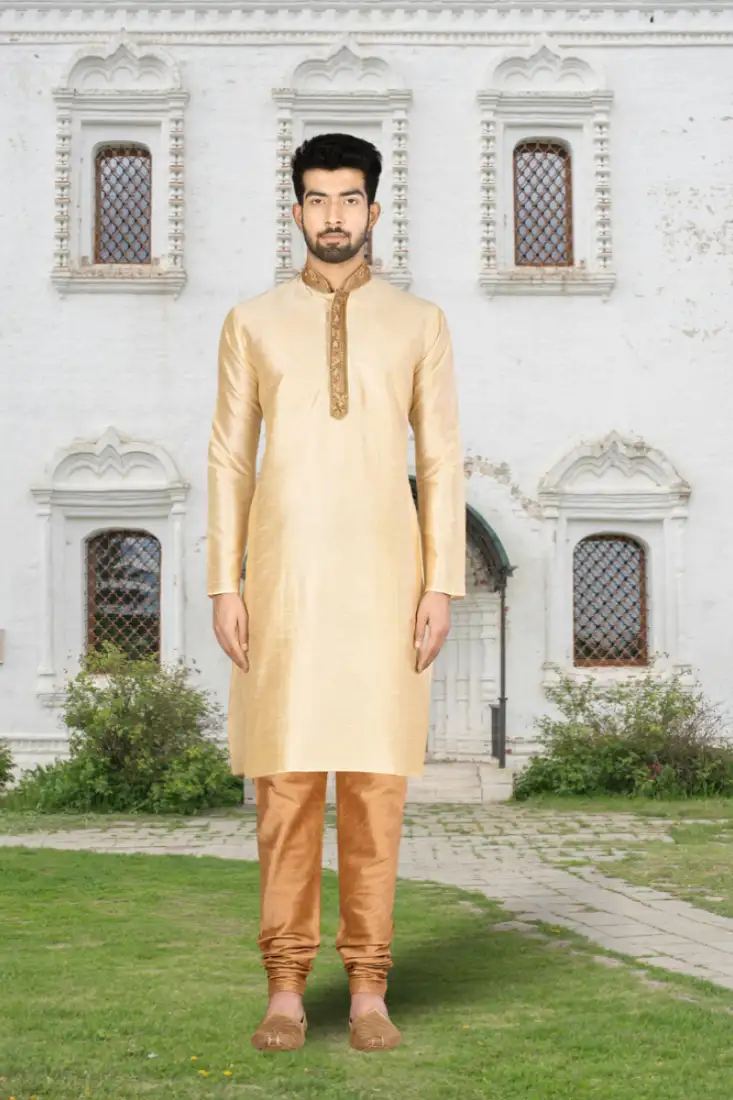 Green embroidered georgette islamic kaftans with sun-proof hijab.