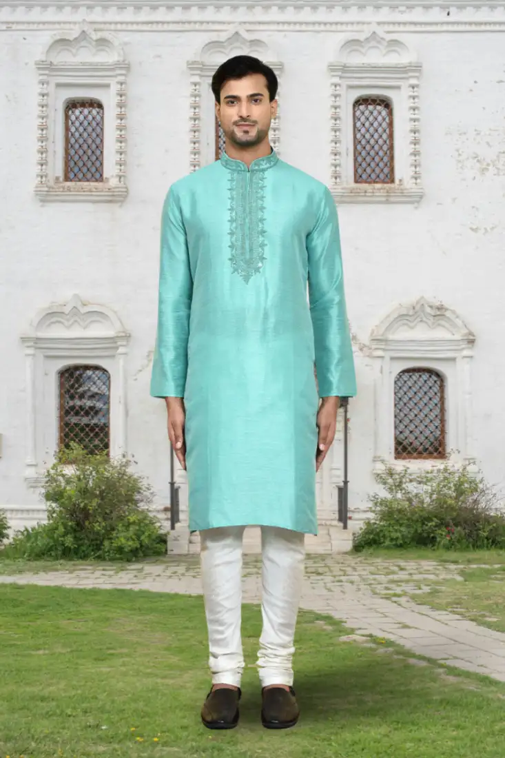 Indigo printed cotton kurtis