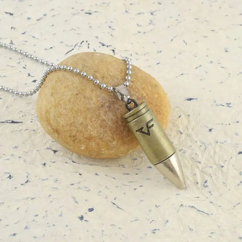Brass bullet shape pendant for men boys