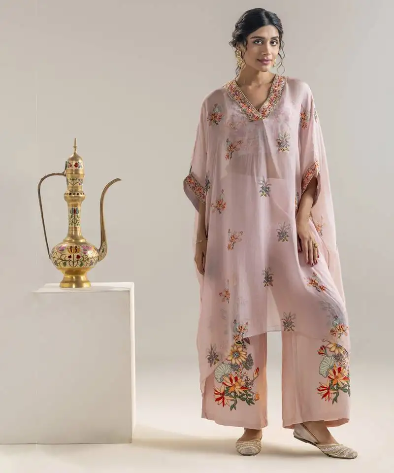 Arani embroidered kaftan set