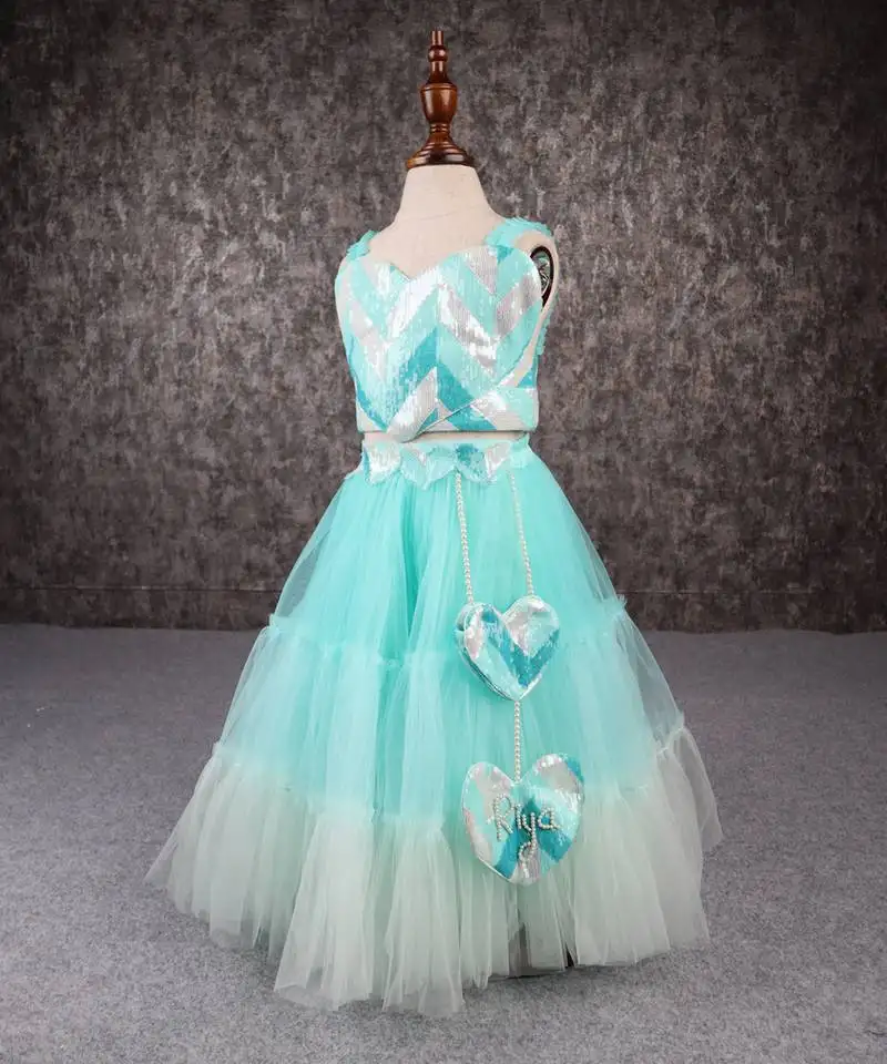 Beautiful heart shape ombre sharara