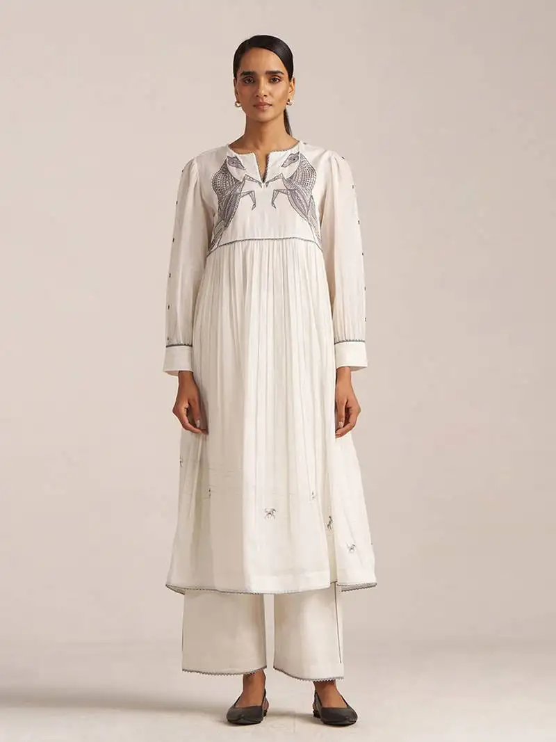 Milky white co-ord set