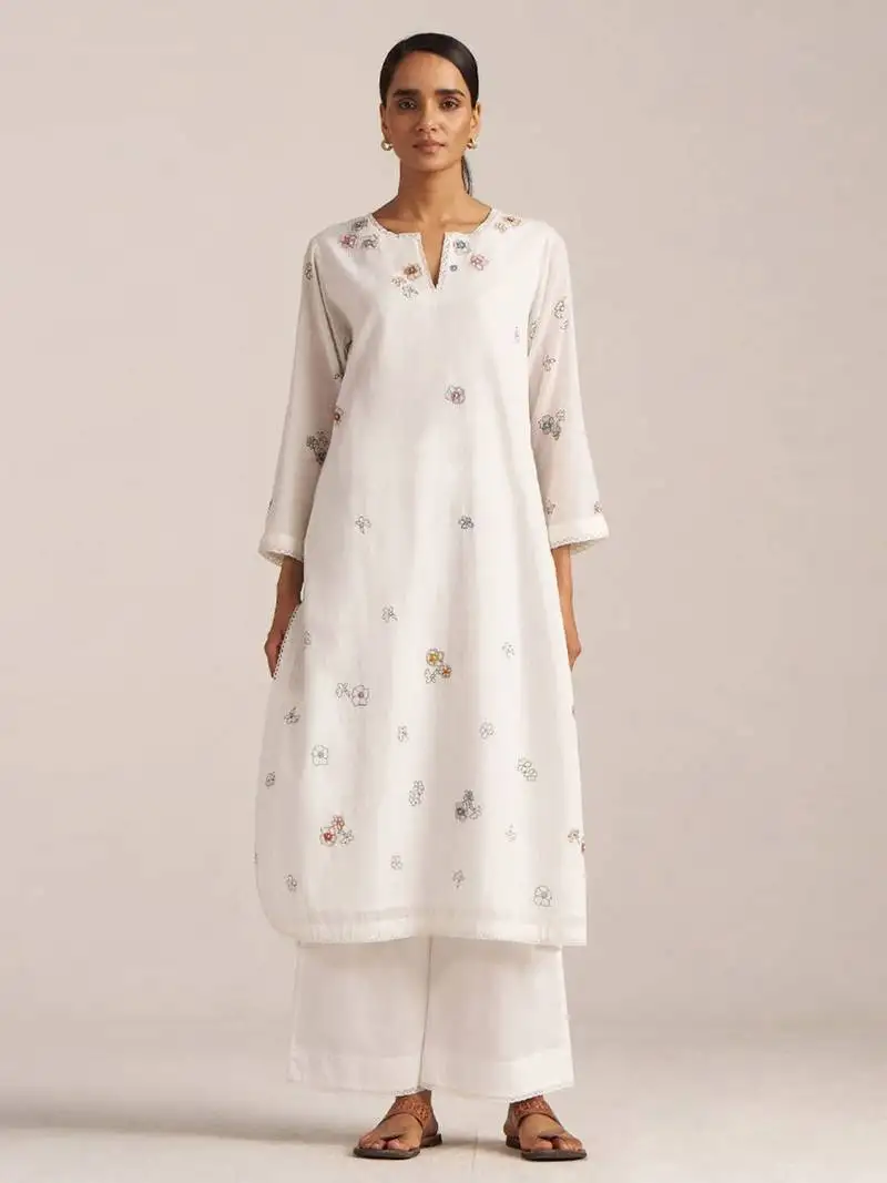 Off-white mal mal kurta set